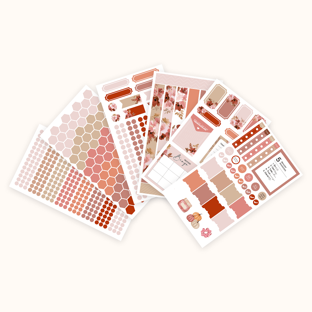 Silk + Sonder Digital Monthly Sticker Pack