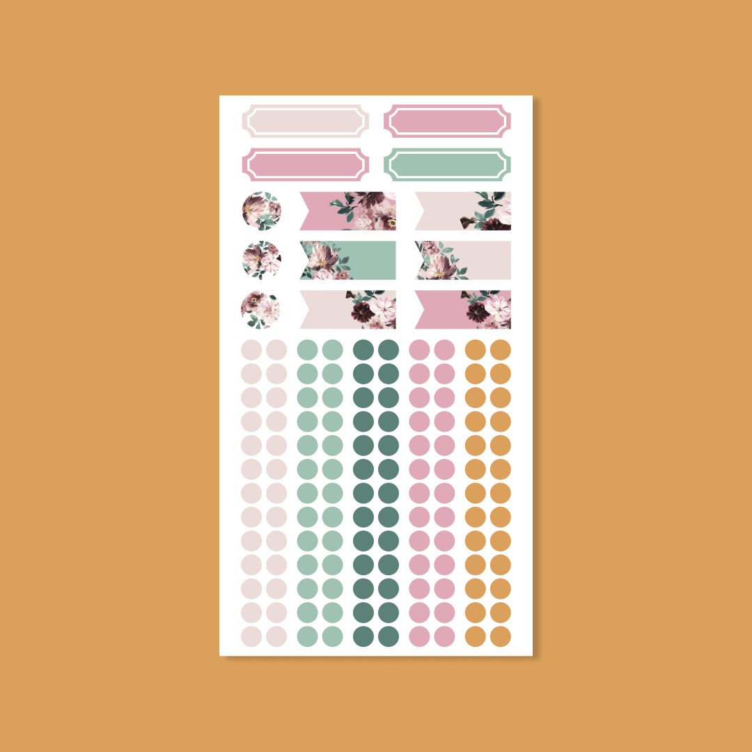 Silk + Sonder Flags and Medium Circles Opportunity Stickers By The Sheet