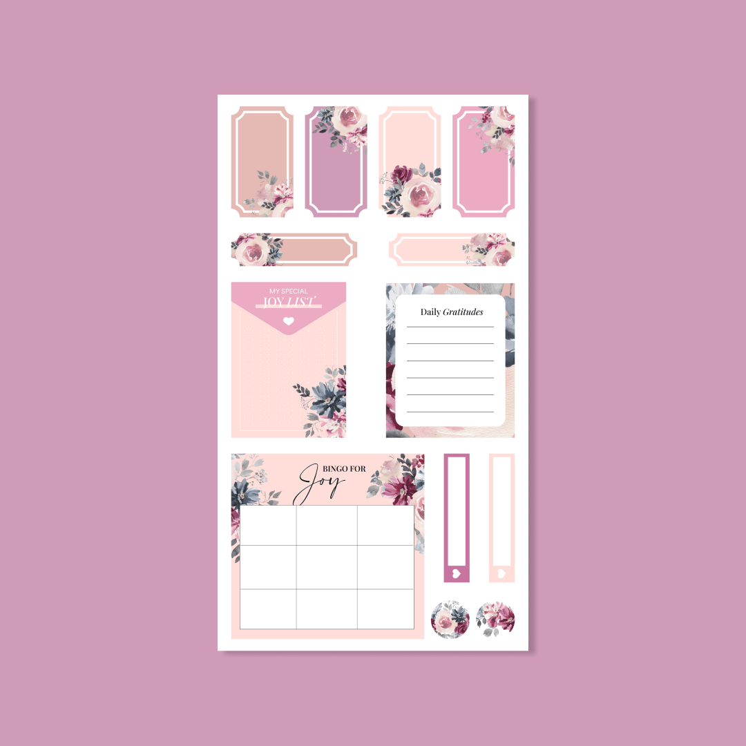 Silk + Sonder Labels and Bingo Joy Stickers By The Sheet