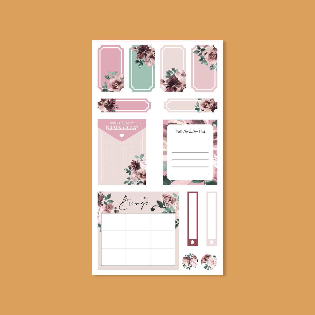 Silk + Sonder Labels and Bingo Opportunity Stickers By The Sheet
