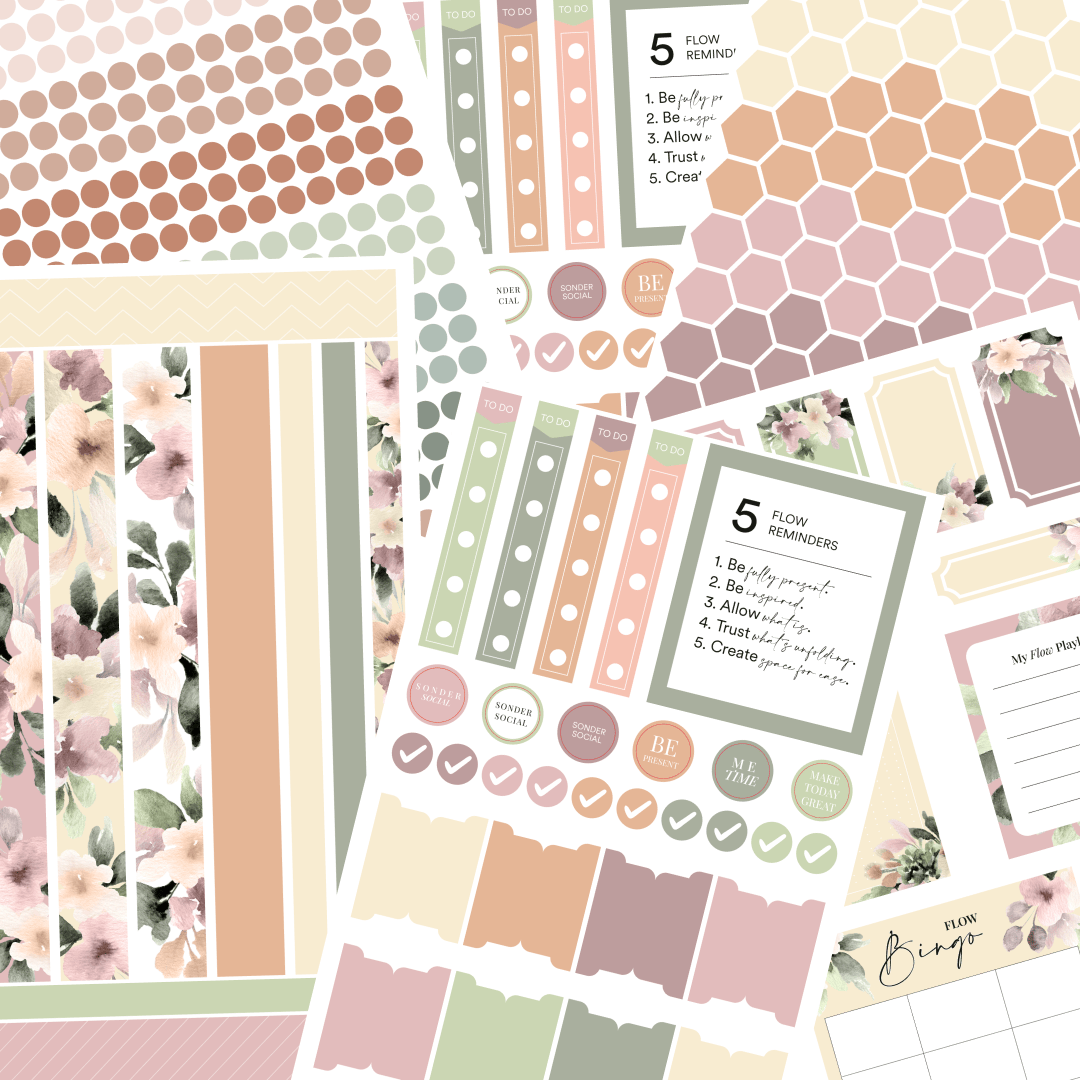 Silk + Sonder Monthly Sticker Pack