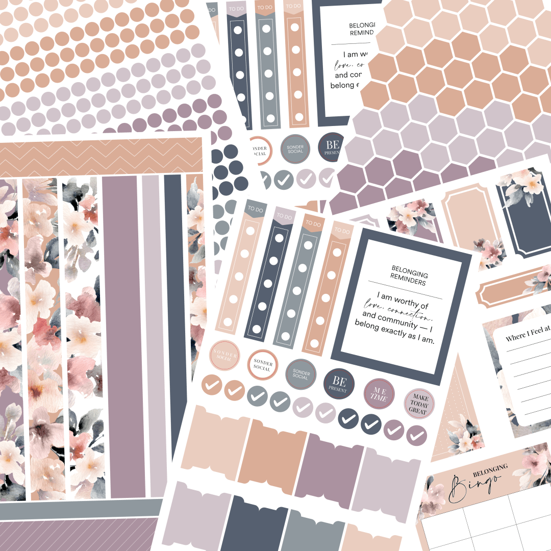 Silk + Sonder Monthly Sticker Pack