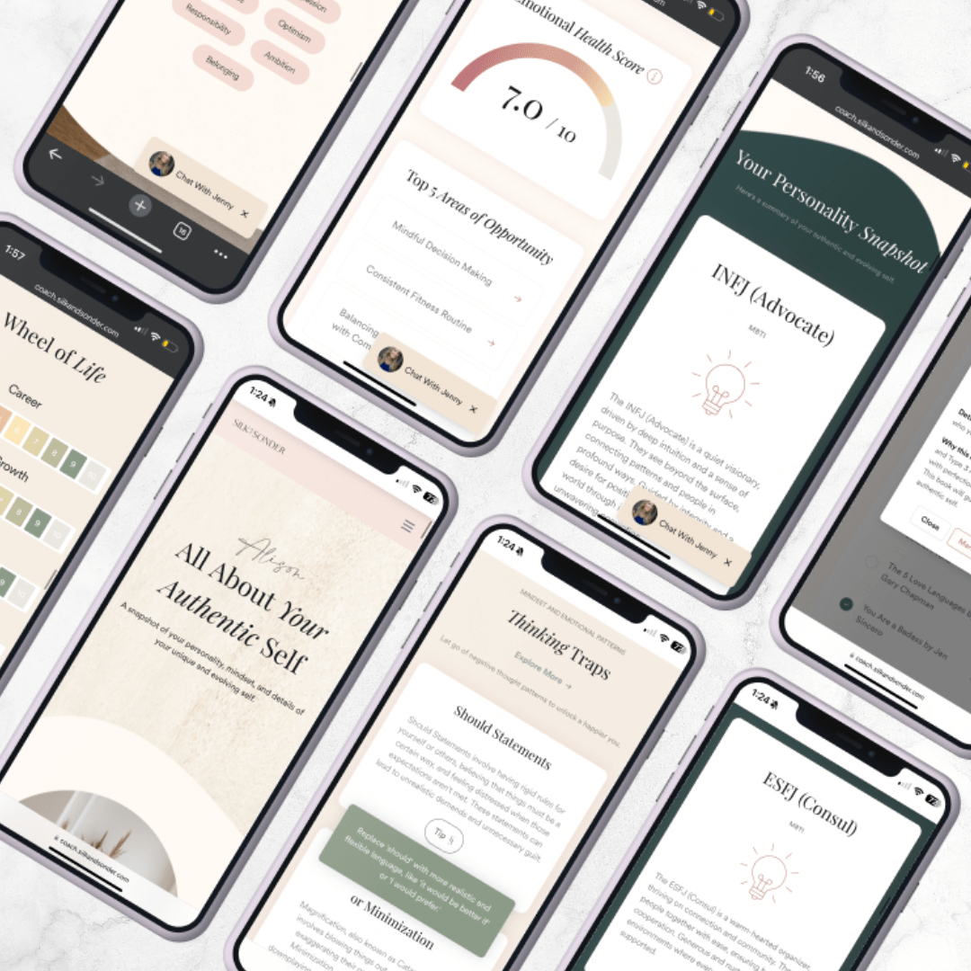 Silk + Sonder Personalized Self Care Plan
