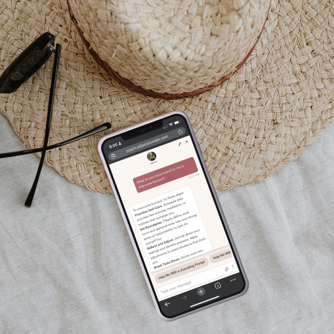 Silk + Sonder Personalized Self Care Plan