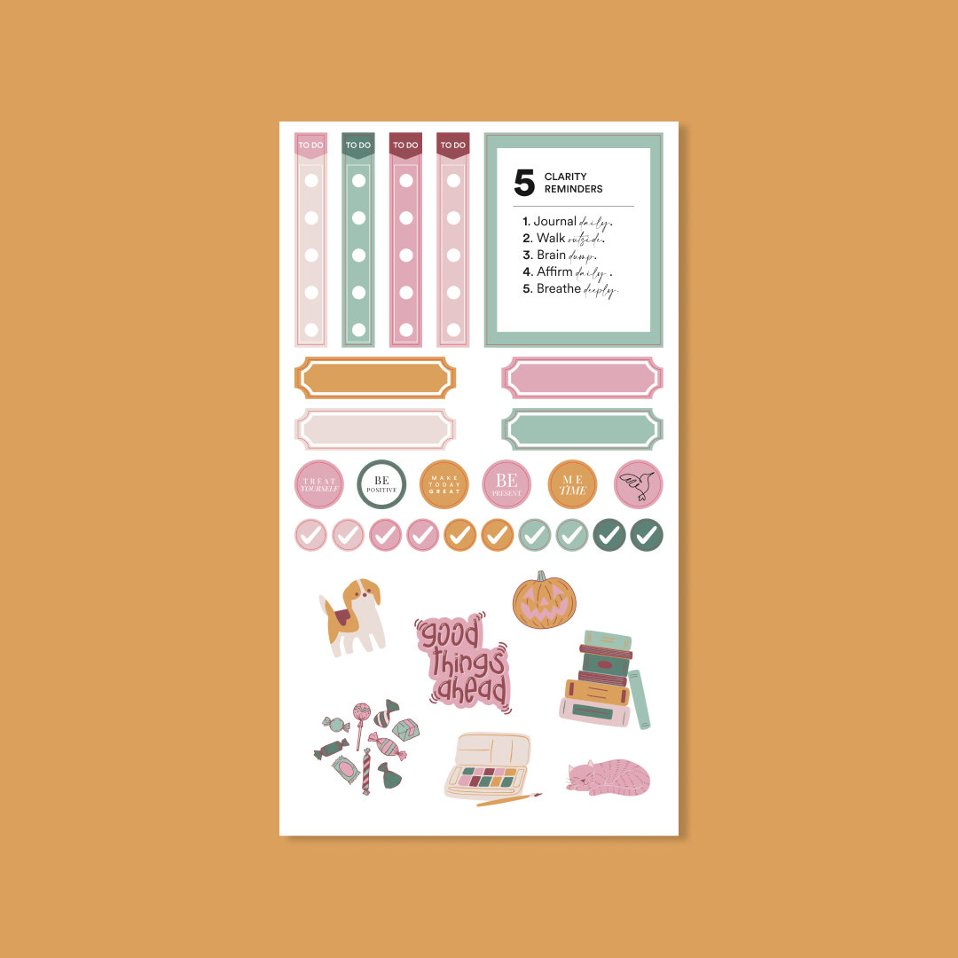 Silk + Sonder To-Do Opportunity Stickers By The Sheet
