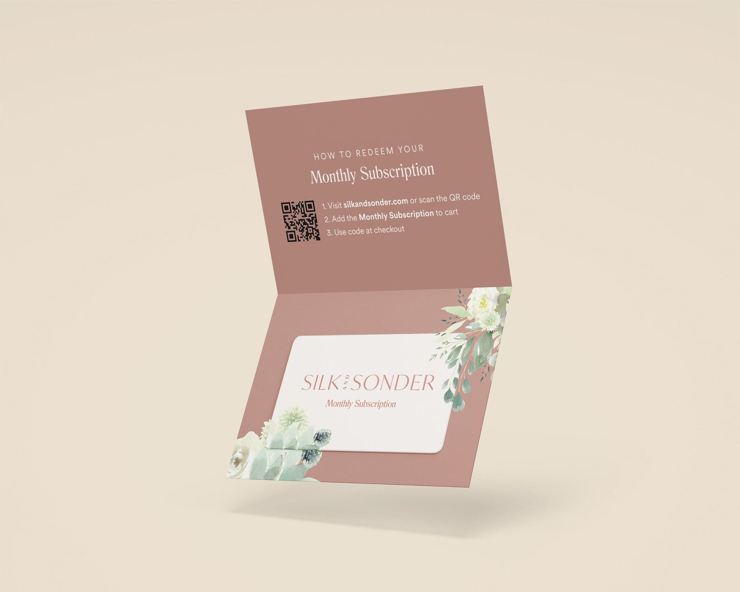 Silk + Sonder Monthly Gift Card