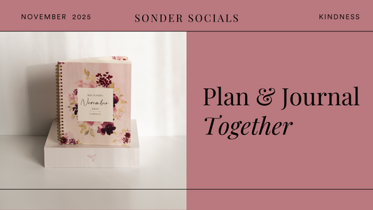 Embrace Kindness with November Planning & Journaling Classes