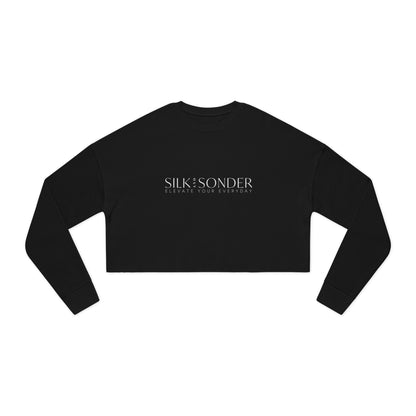Printify Sweatshirt Silk + Sonder Logo Cropped Sweatshirt