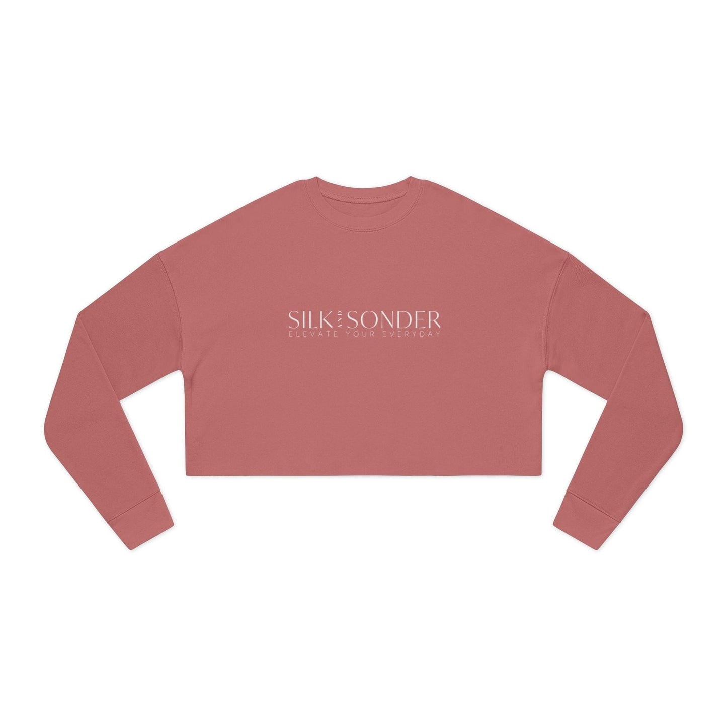Printify Sweatshirt Silk + Sonder Logo Cropped Sweatshirt