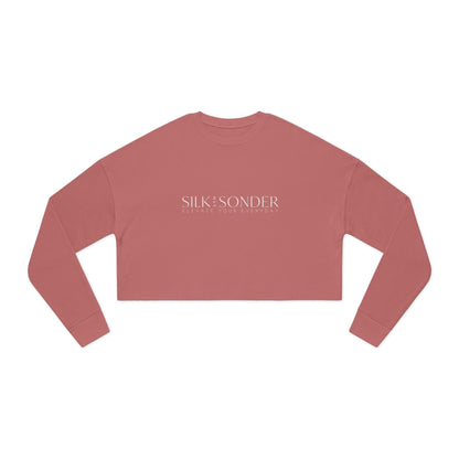 Printify Sweatshirt Silk + Sonder Logo Cropped Sweatshirt