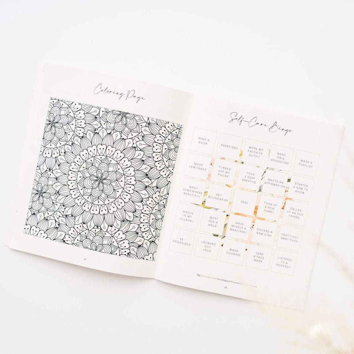 Silk + Sonder Copy of Dateless Self Care Planner