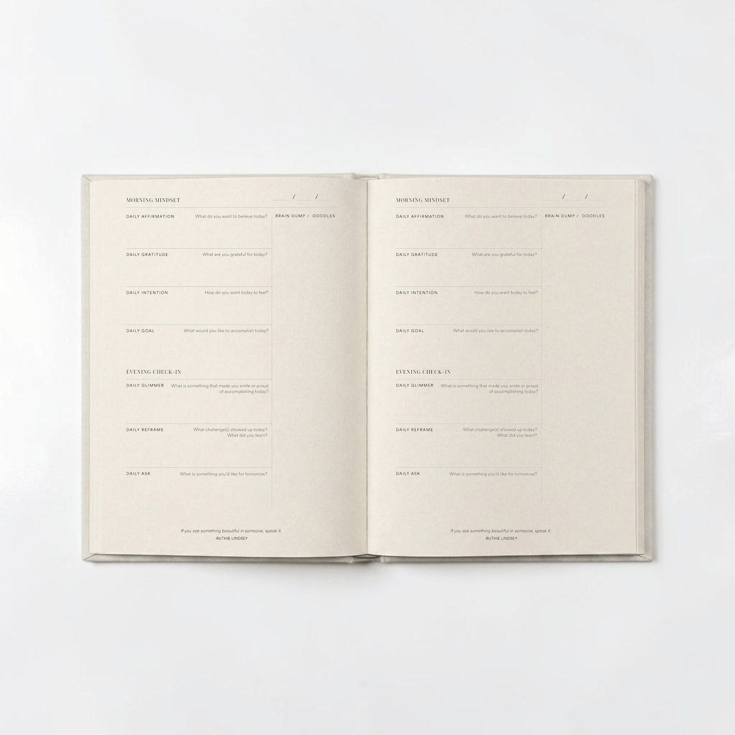 Silk + Sonder Daily Reset Journal