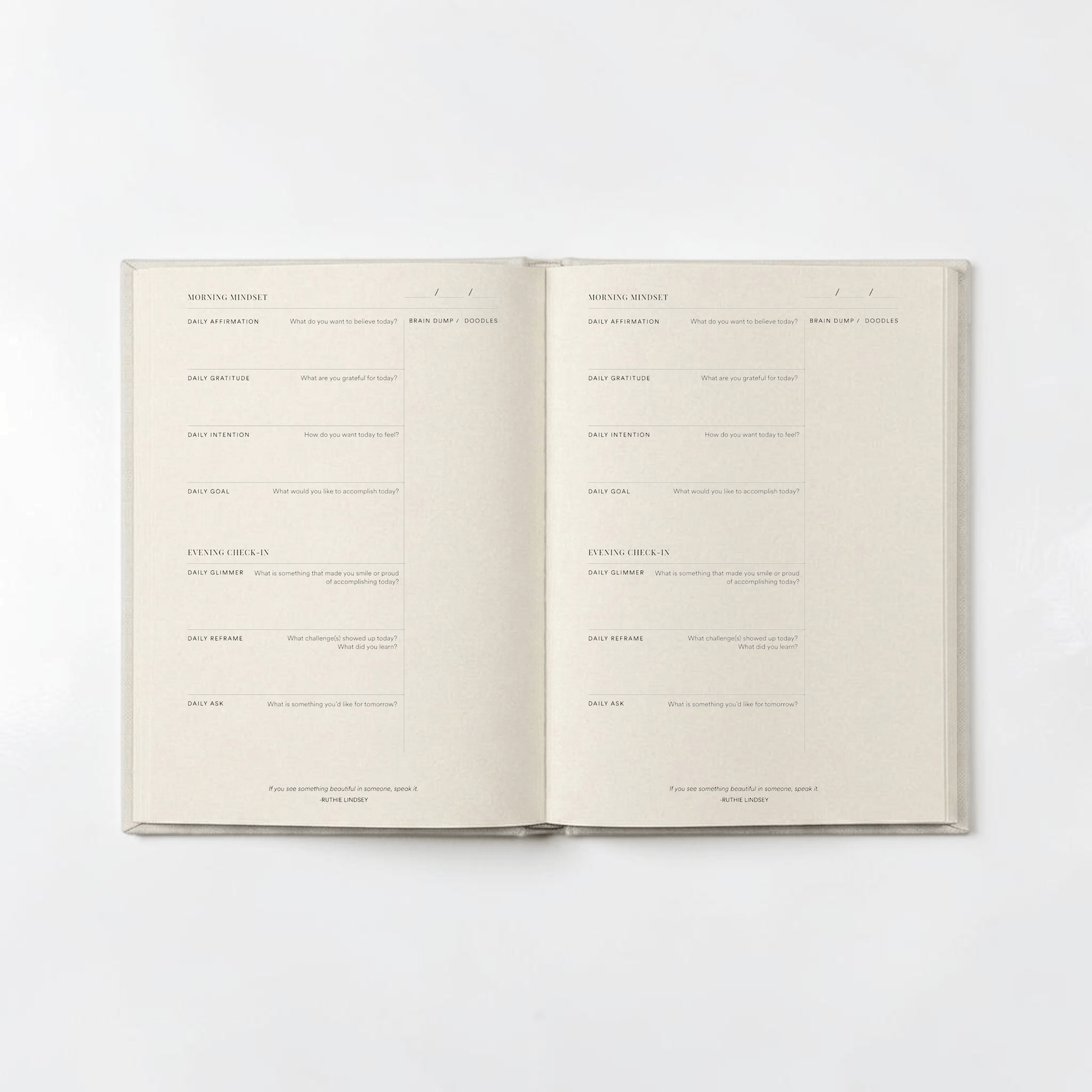 Silk + Sonder Daily Reset Journal