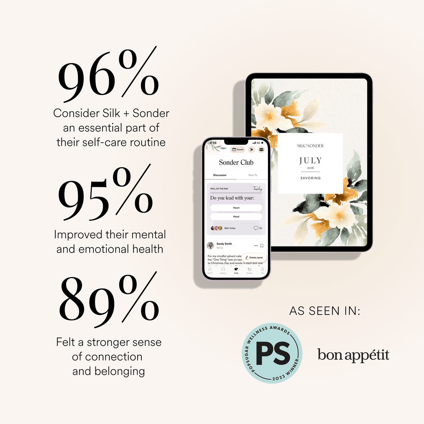 Silk + Sonder Digital Silk + Sonder Membership (1-Month Plan)