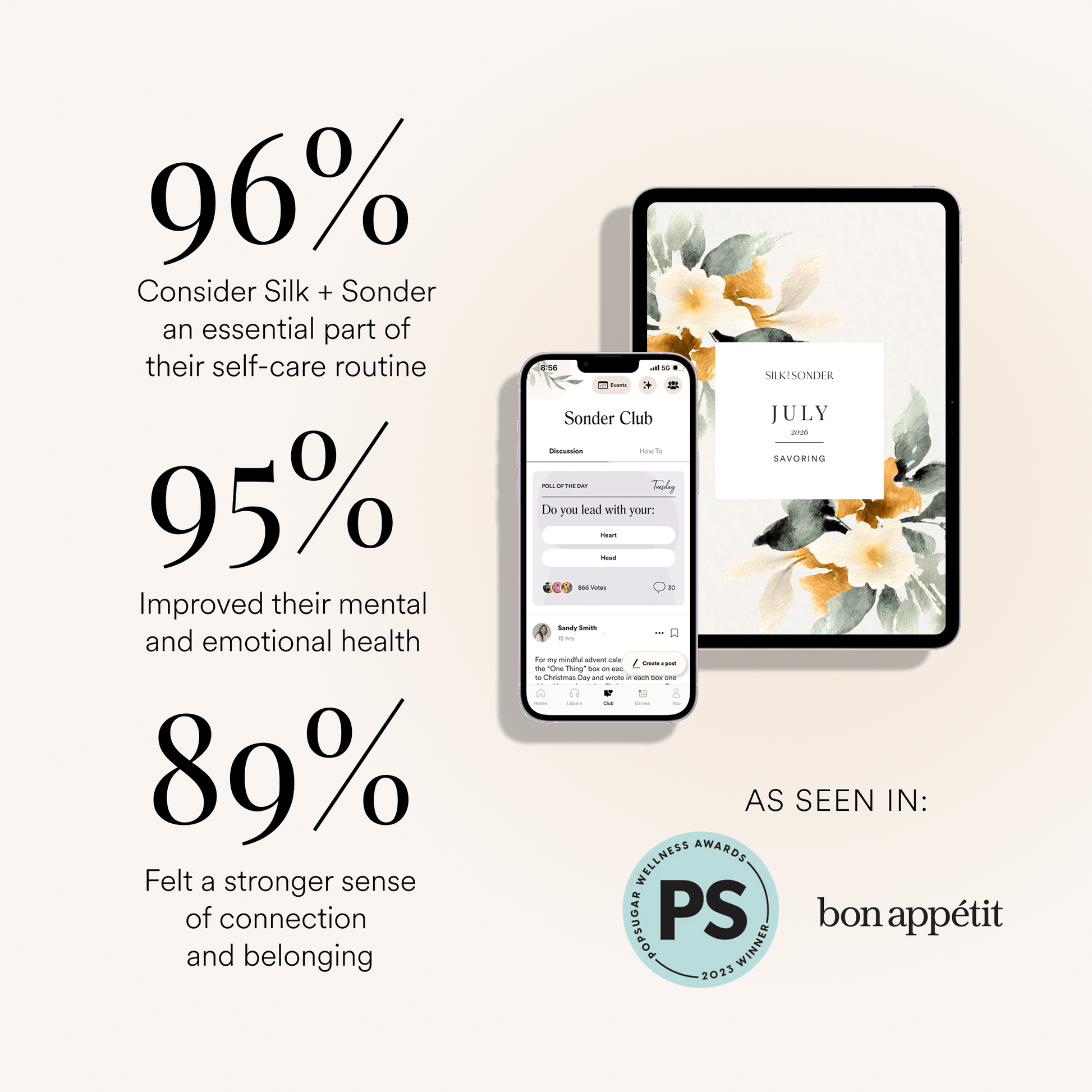 Silk + Sonder Digital Silk + Sonder Membership (1-Month Plan)