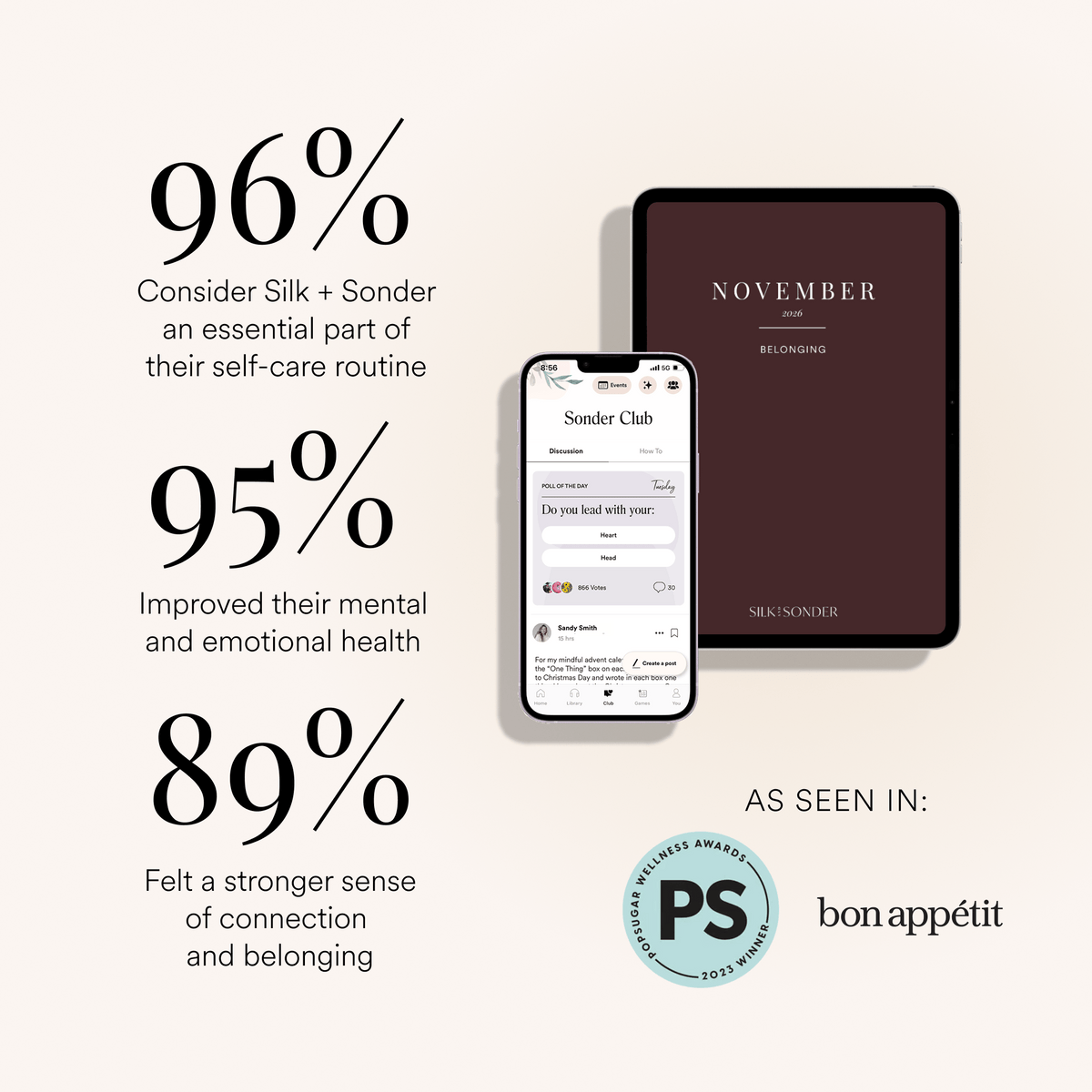 Silk + Sonder Digital Silk + Sonder Membership - Minimalist (12-Month)