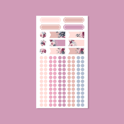 Silk + Sonder Flags and Medium Circles Joy Stickers By The Sheet