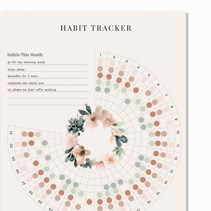 Silk + Sonder Habit Tracker Sticker Set