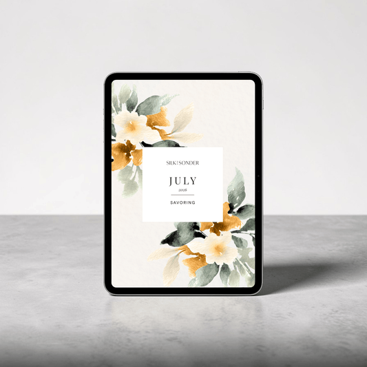Silk + Sonder July: Digital Monthly Journal