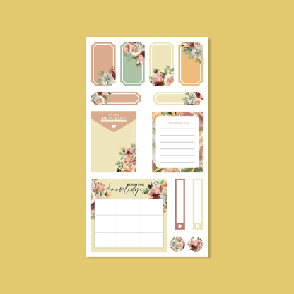 Knowledge Stickers By The Sheet – Silk + Sonder
