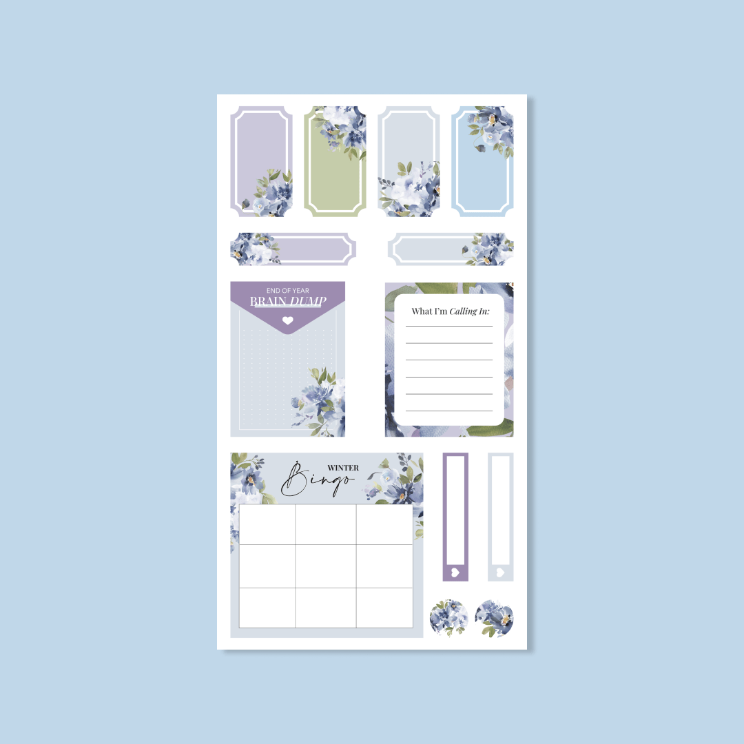 Silk + Sonder Labels and Bingo Optimism Stickers By The Sheet