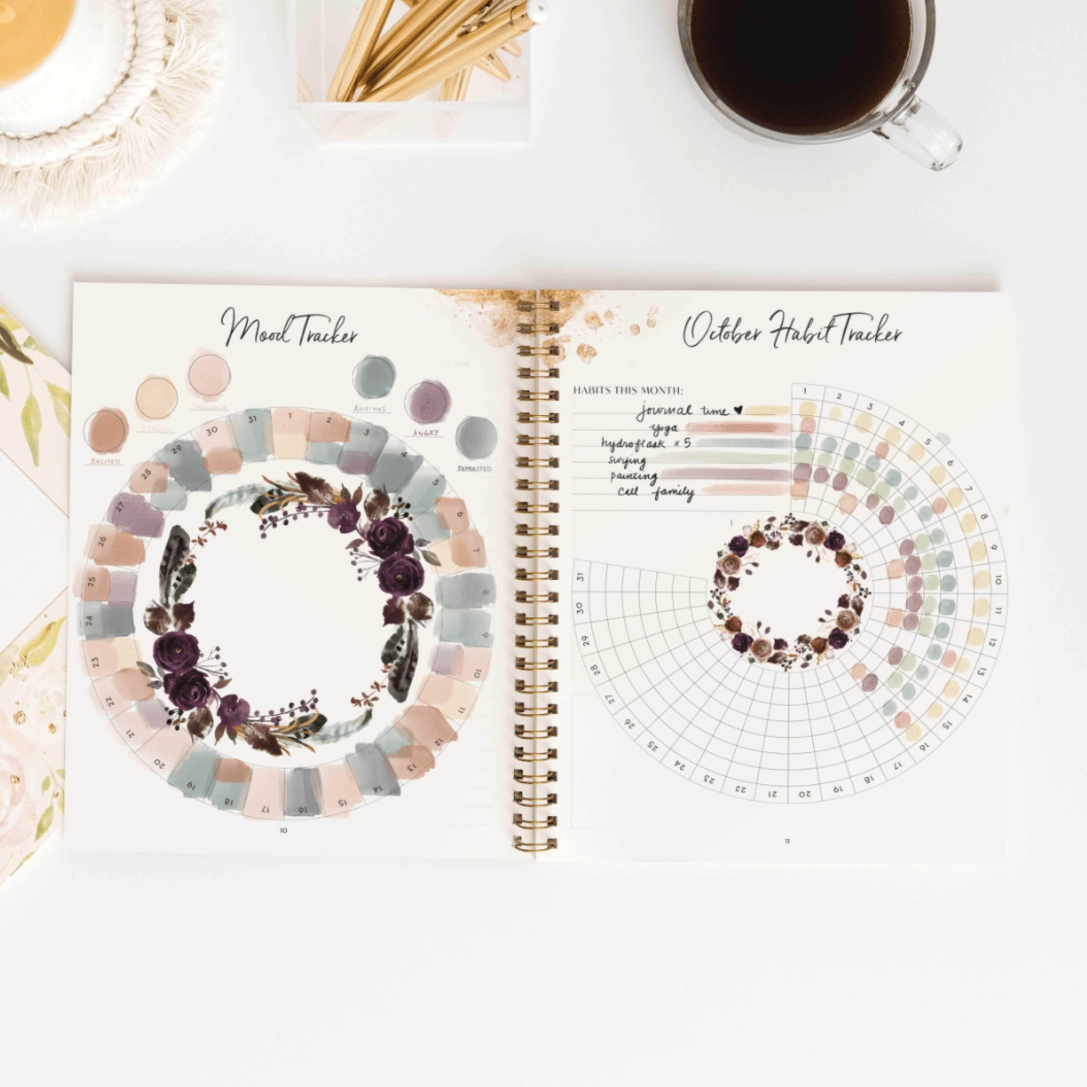 Silk + Sonder Monthly Guided Self-Care Journals