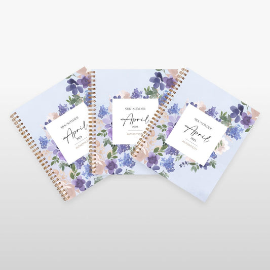 Silk + Sonder Monthly Self-Care Journals  : 3-Pack