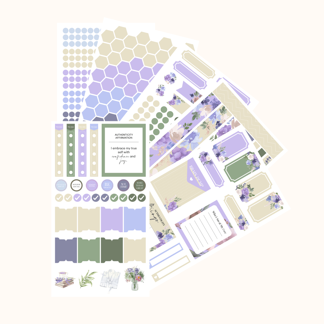 Silk + Sonder Monthly Sticker Pack