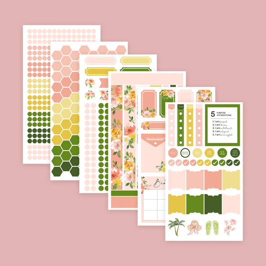 Silk + Sonder Monthly Sticker Pack