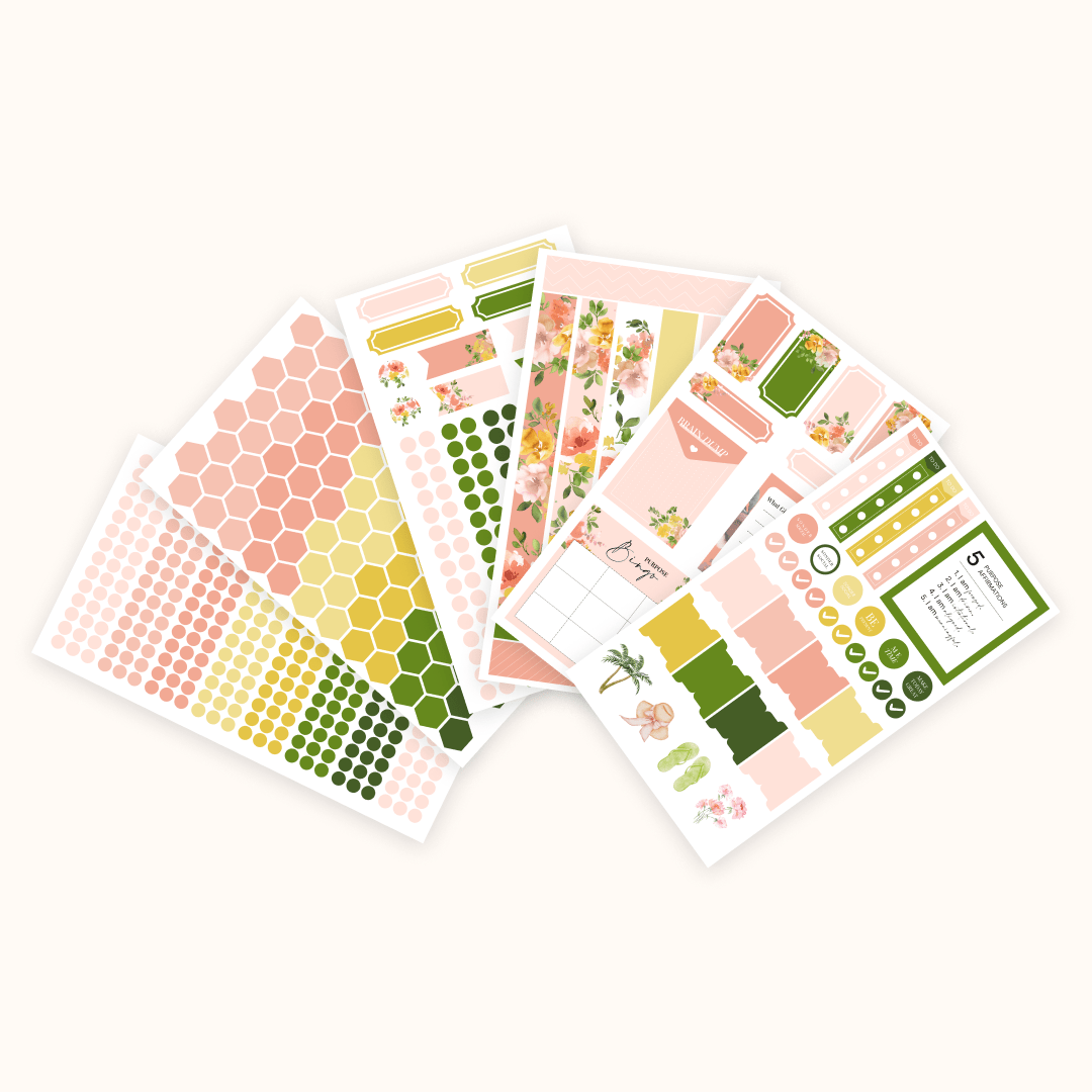Silk + Sonder Monthly Sticker Pack