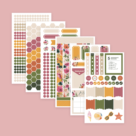 Silk + Sonder Monthly Sticker Pack