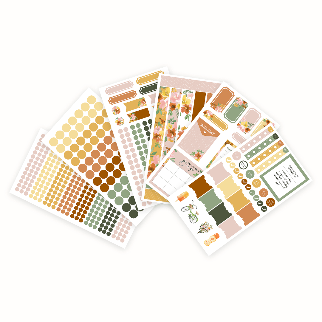 Silk + Sonder Monthly Sticker Pack