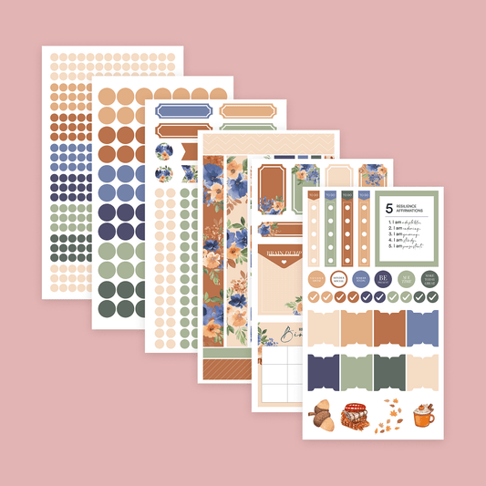 Silk + Sonder Monthly Sticker Pack