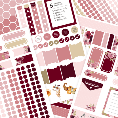 Silk + Sonder Monthly Sticker Pack