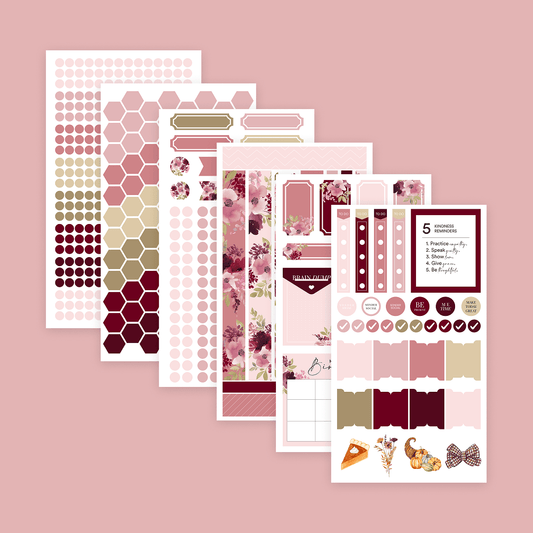 Silk + Sonder Monthly Sticker Pack