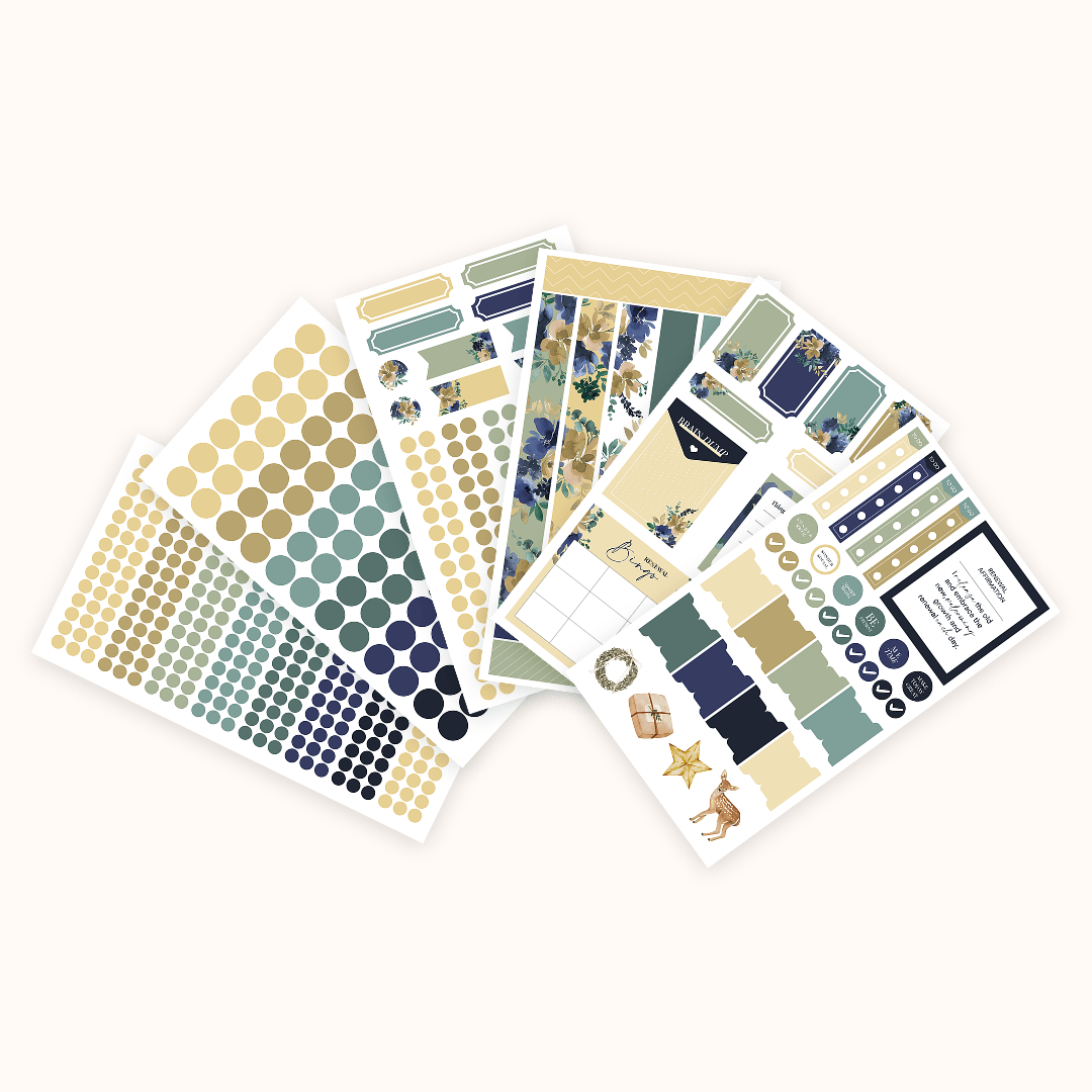 Silk + Sonder Monthly Sticker Pack