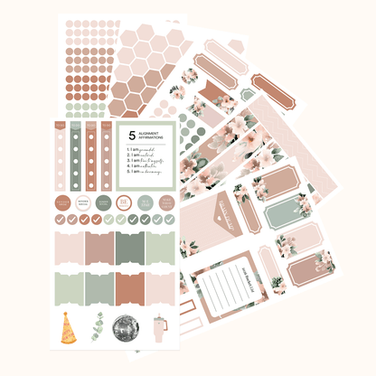 Silk + Sonder Monthly Sticker Pack