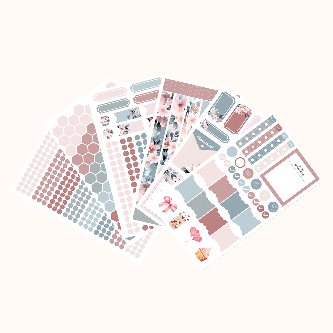 Silk + Sonder Monthly Sticker Pack