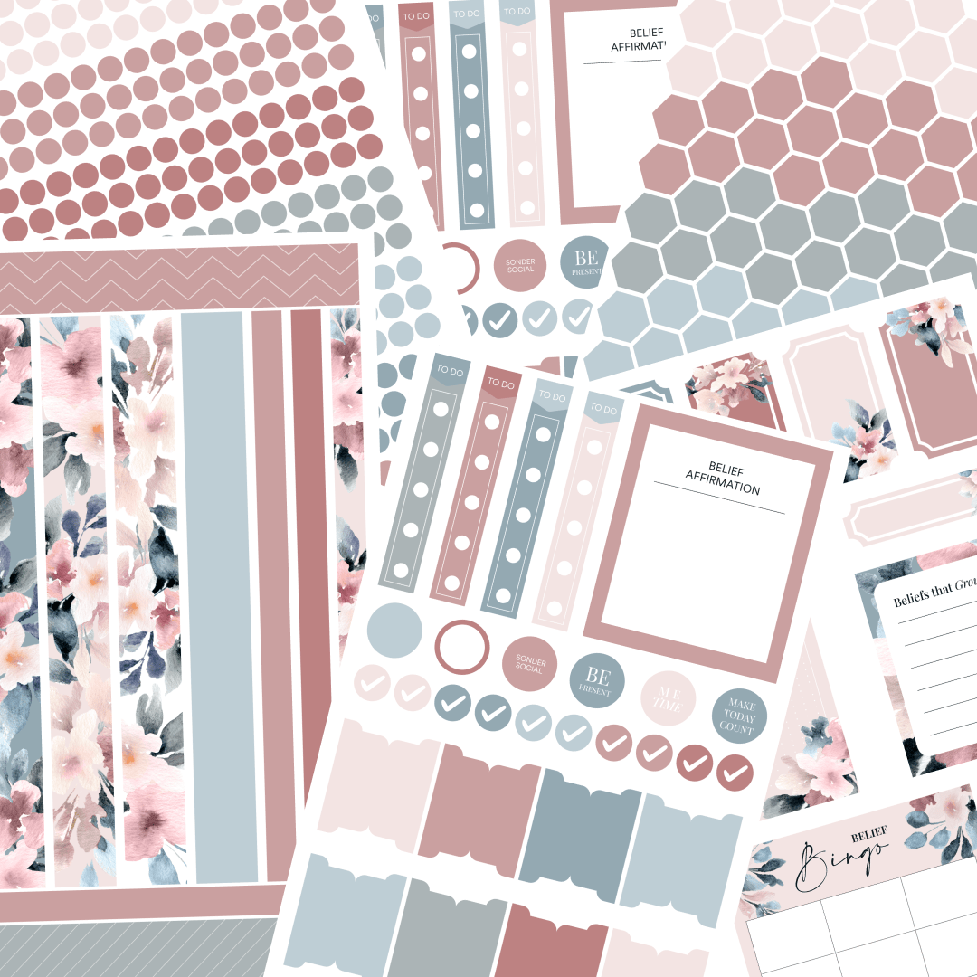 Silk + Sonder Monthly Sticker Pack