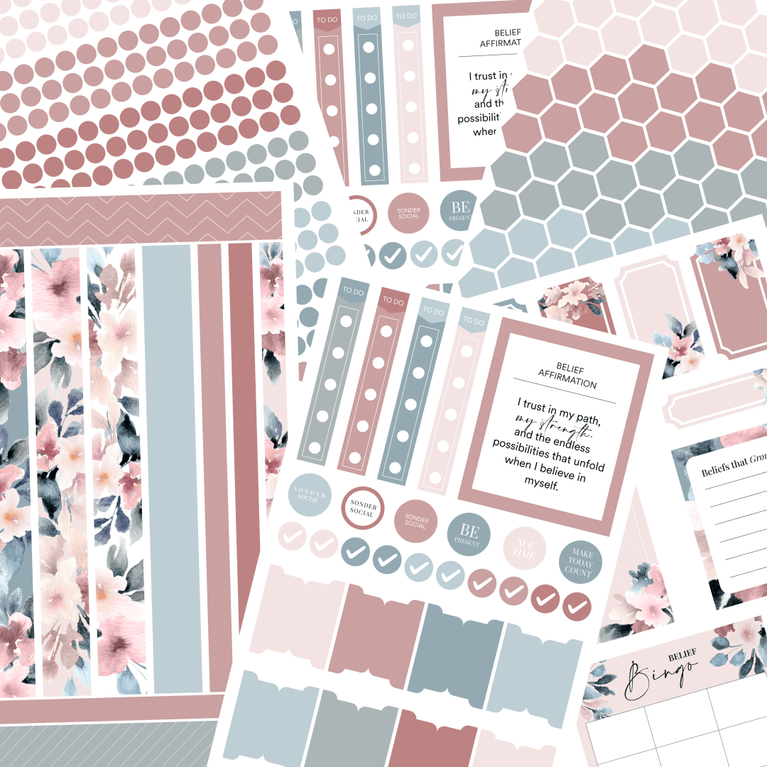 Silk + Sonder Monthly Sticker Pack