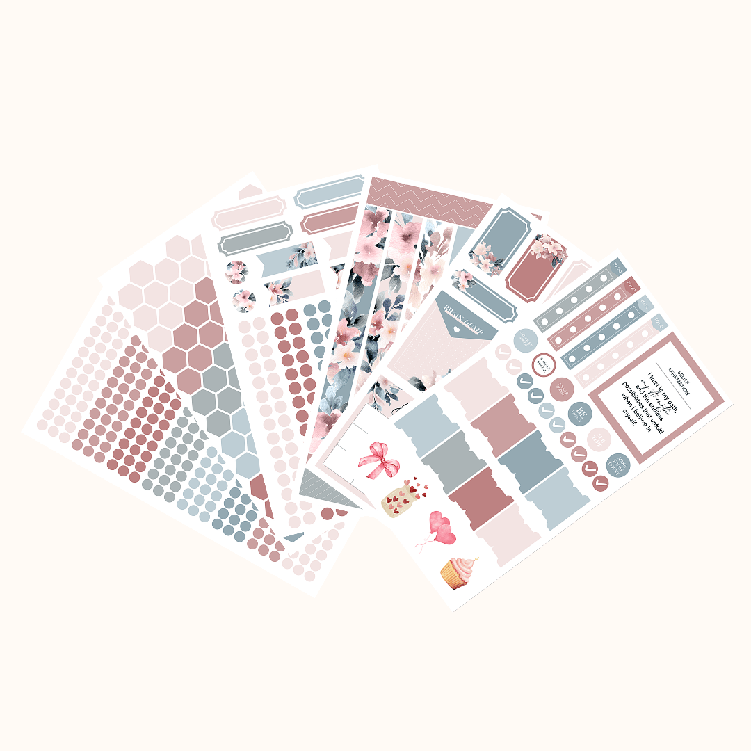 Silk + Sonder Monthly Sticker Pack