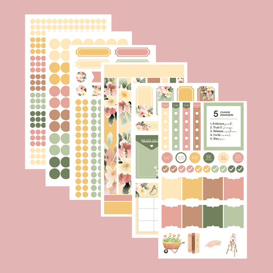 Silk + Sonder Monthly Sticker Pack