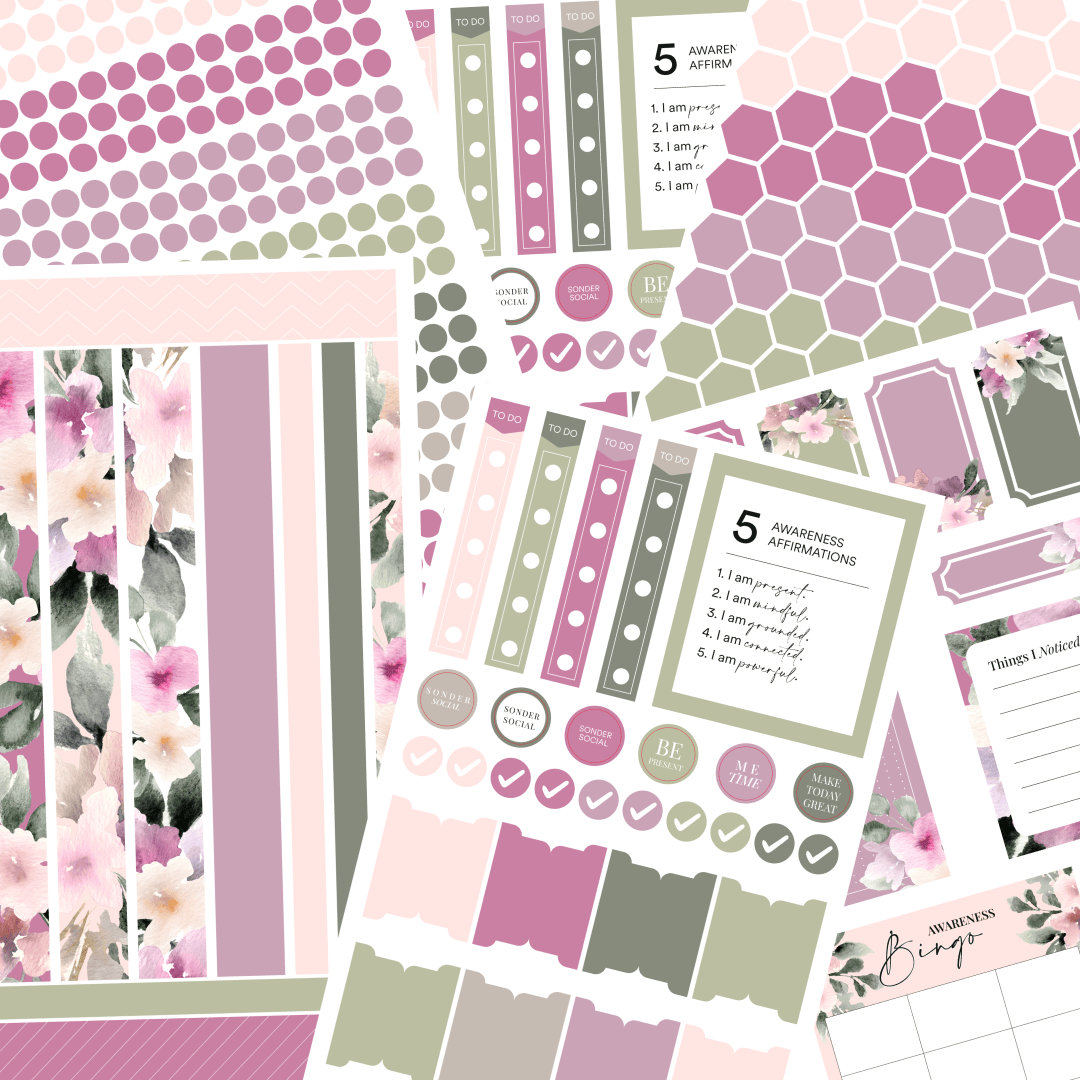 Silk + Sonder Monthly Sticker Pack