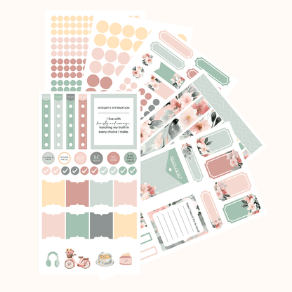 Silk + Sonder Monthly Sticker Pack