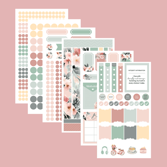 Silk + Sonder Monthly Sticker Pack