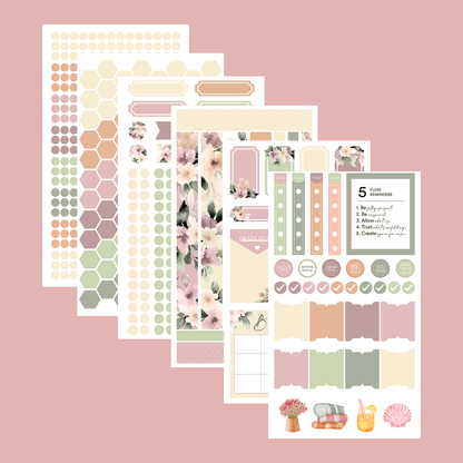 Silk + Sonder Monthly Sticker Pack