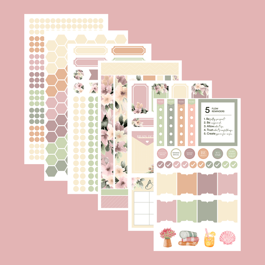 Silk + Sonder Monthly Sticker Pack
