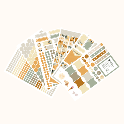 Silk + Sonder Monthly Sticker Pack