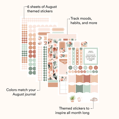 Silk + Sonder Monthly Sticker Pack