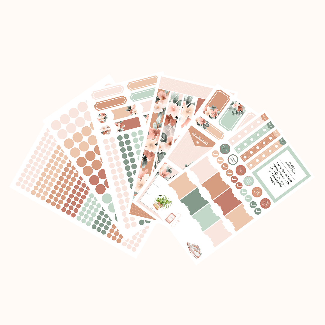 Silk + Sonder Monthly Sticker Pack